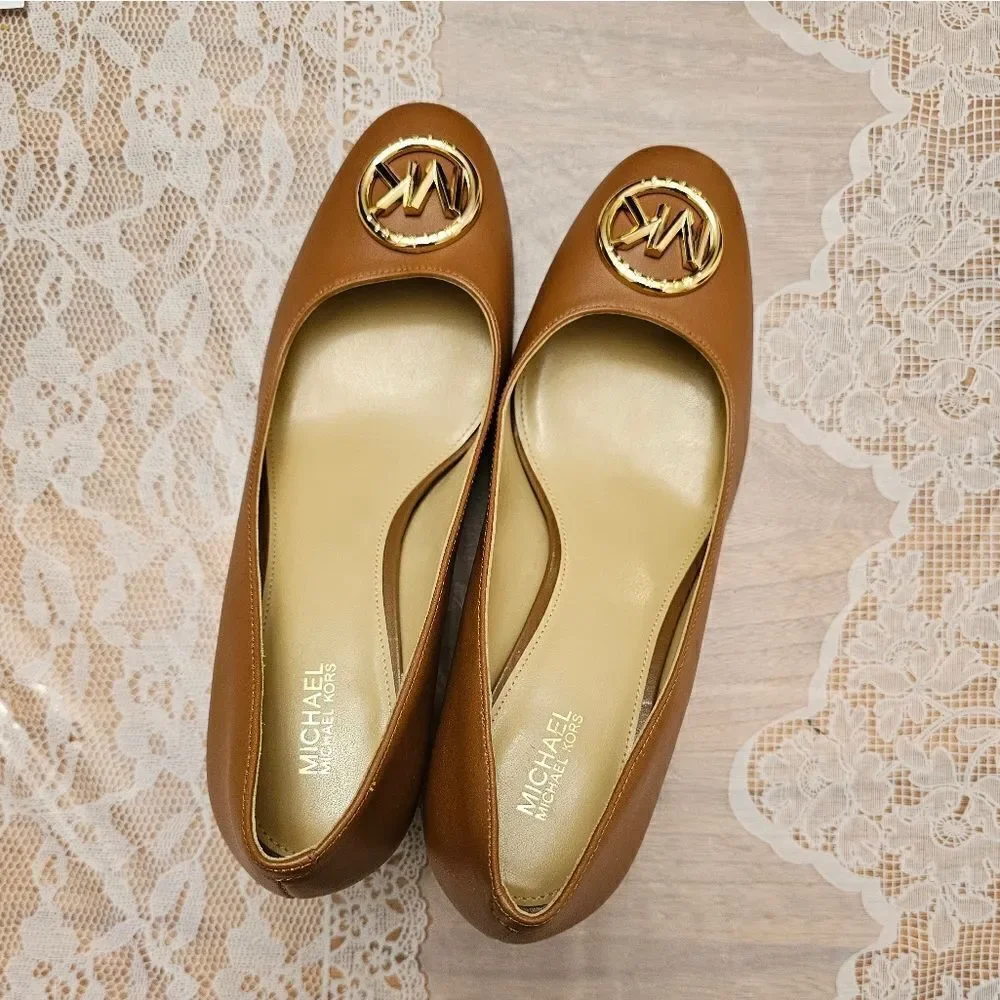 Michael Kors Logo Block Heels New